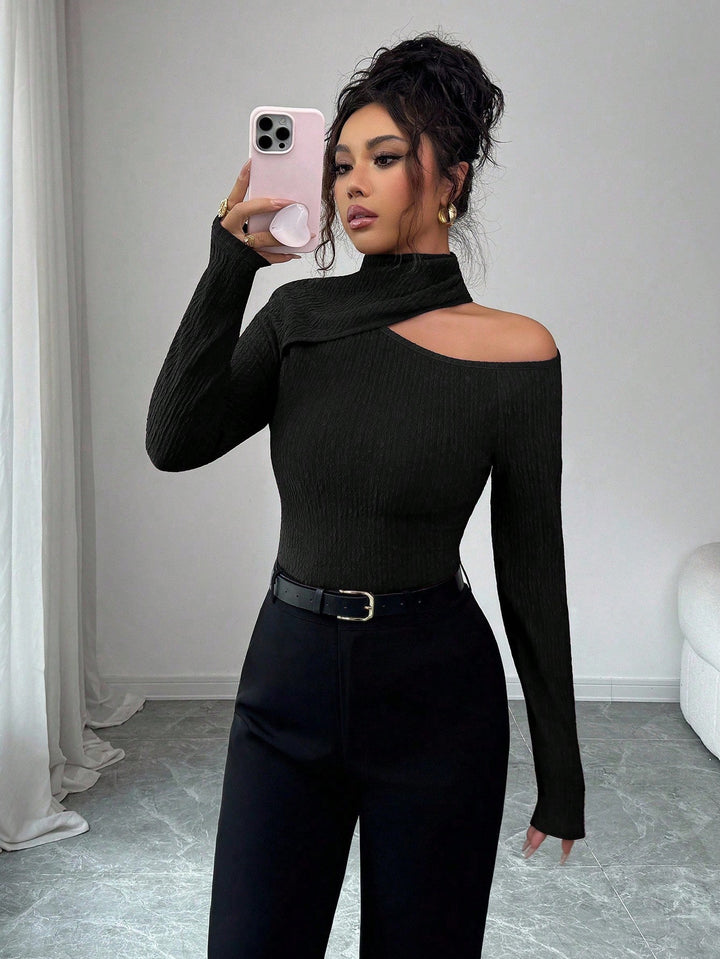 SHEIN blúz, fekete