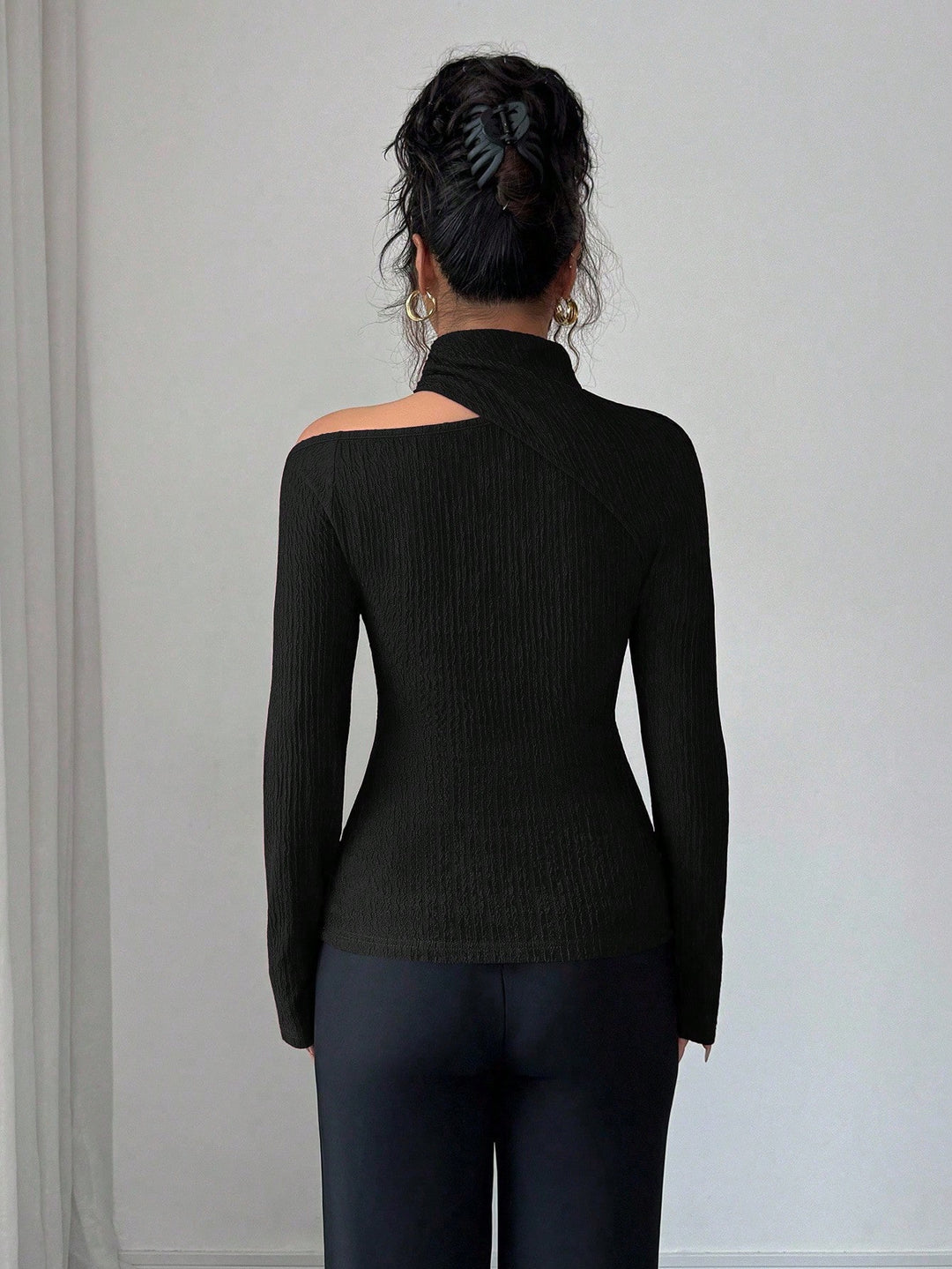 SHEIN blúz, fekete