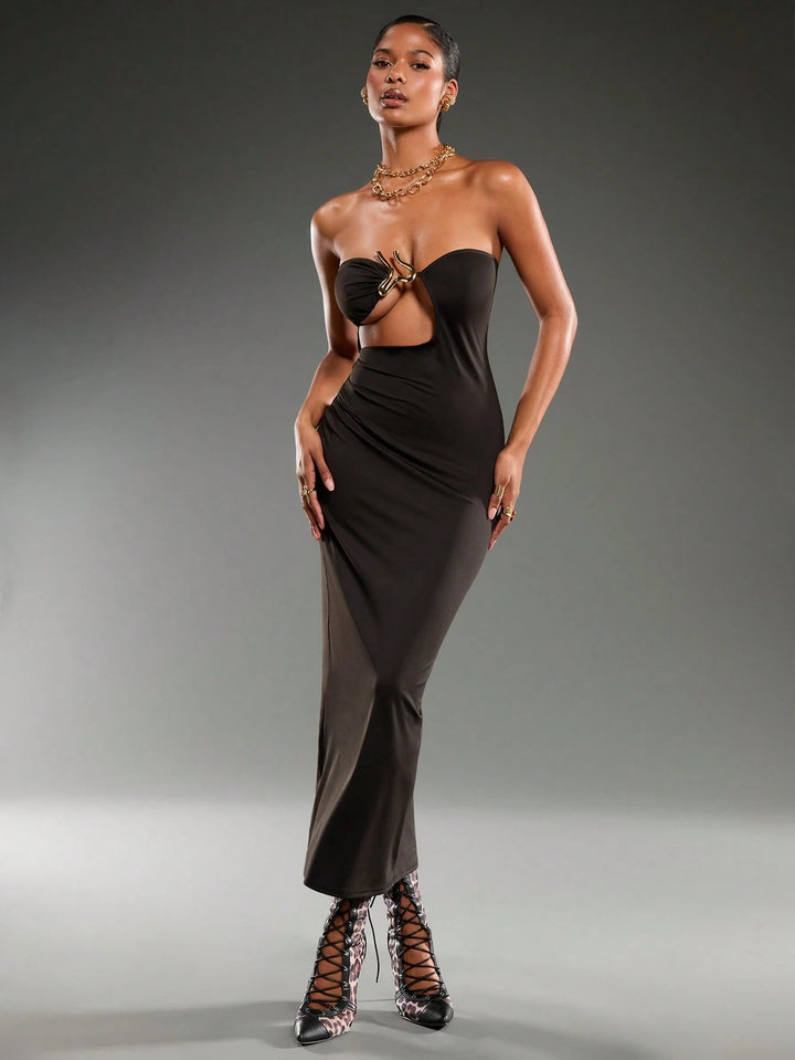 Rochie maxi SHEIN, negru
