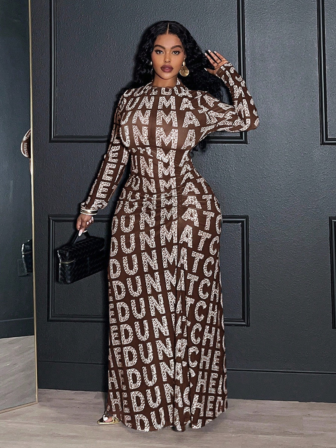 Rochie SHEIN, maro