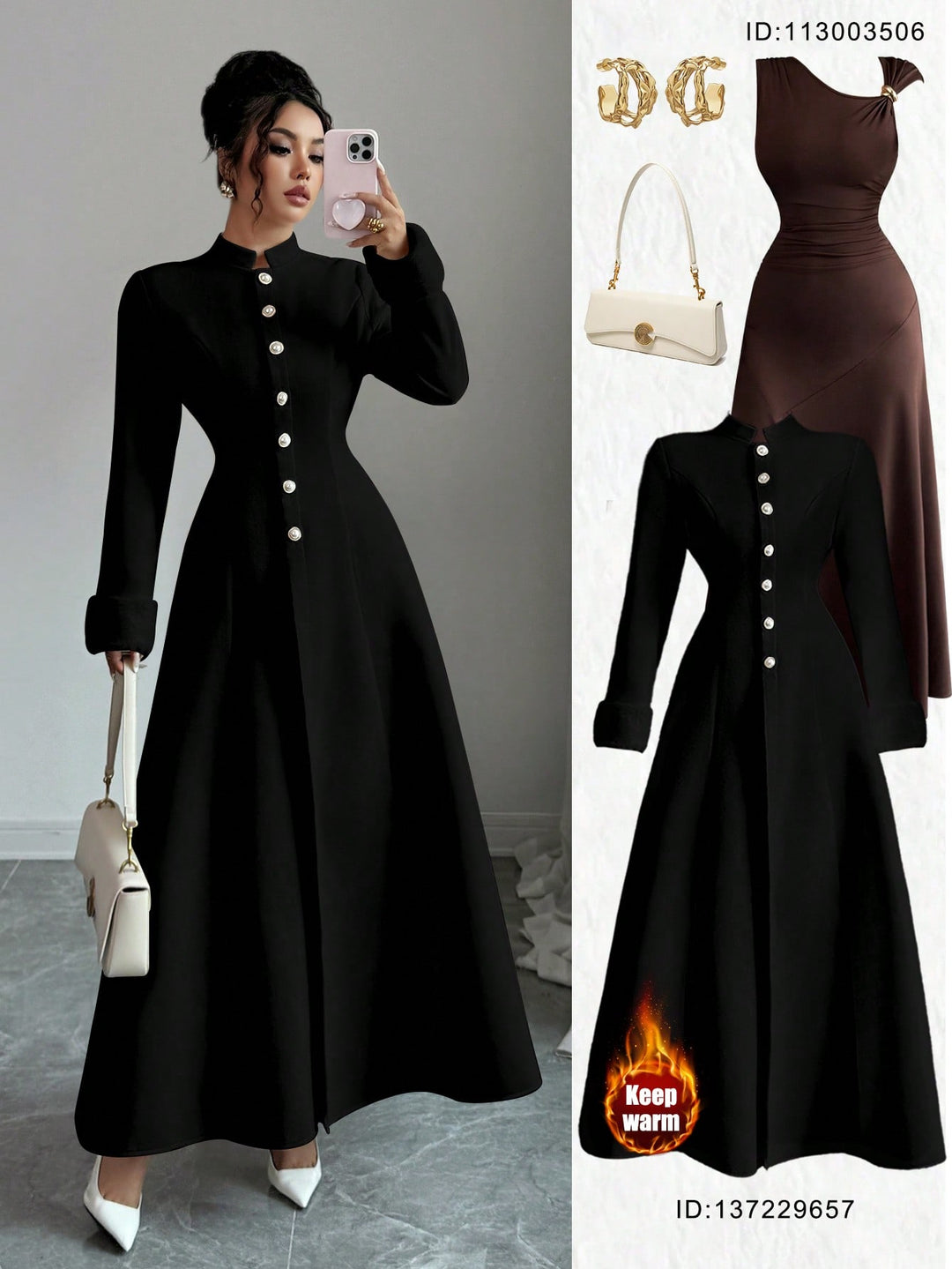 Palton SHEIN, negru