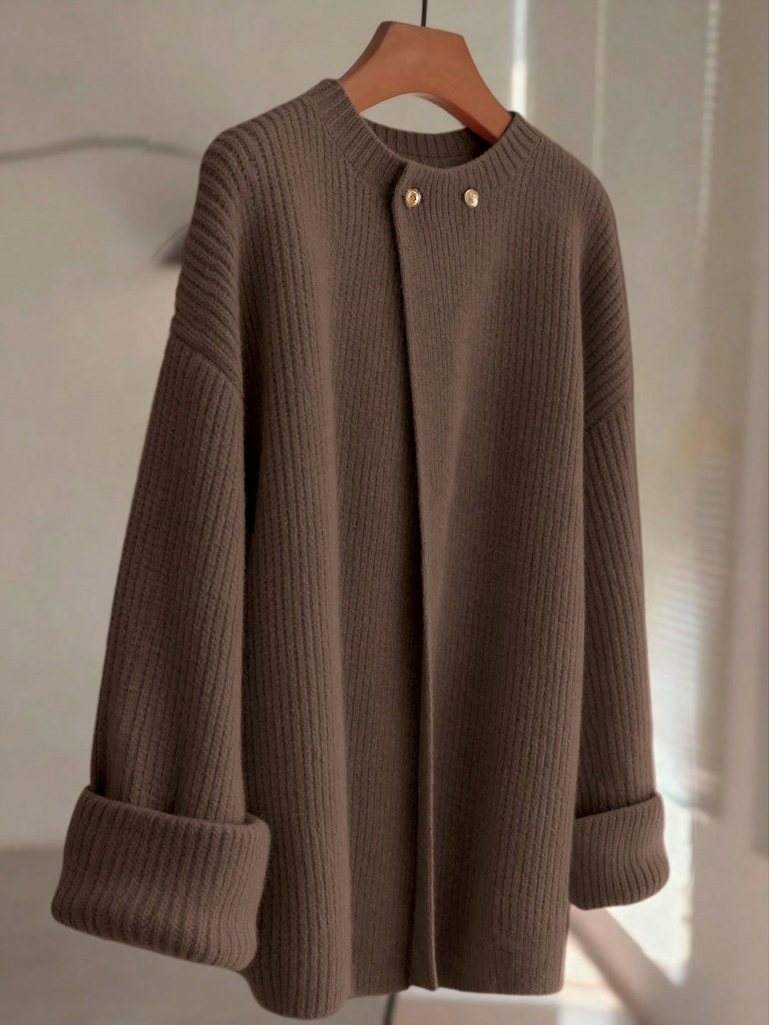 Cardigan SHEIN, maro