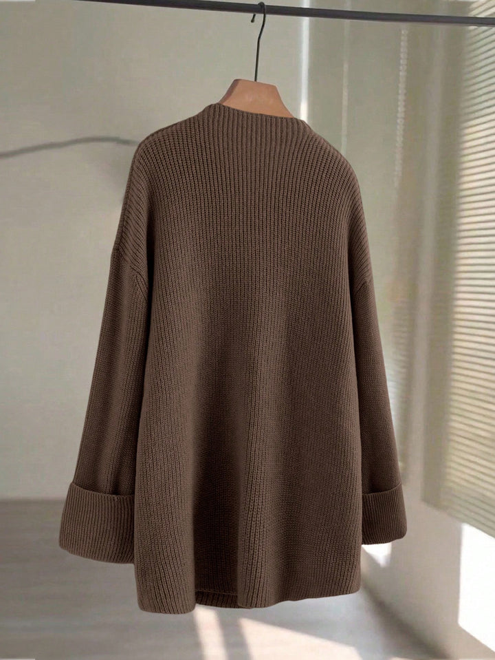 Cardigan SHEIN, maro