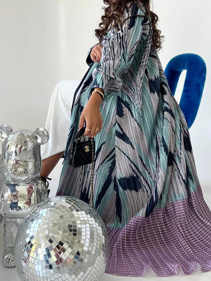 Set caftan și jalabiya SHEIN, mix culori