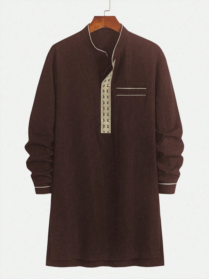 Rochie tip robă SHEIN, maro