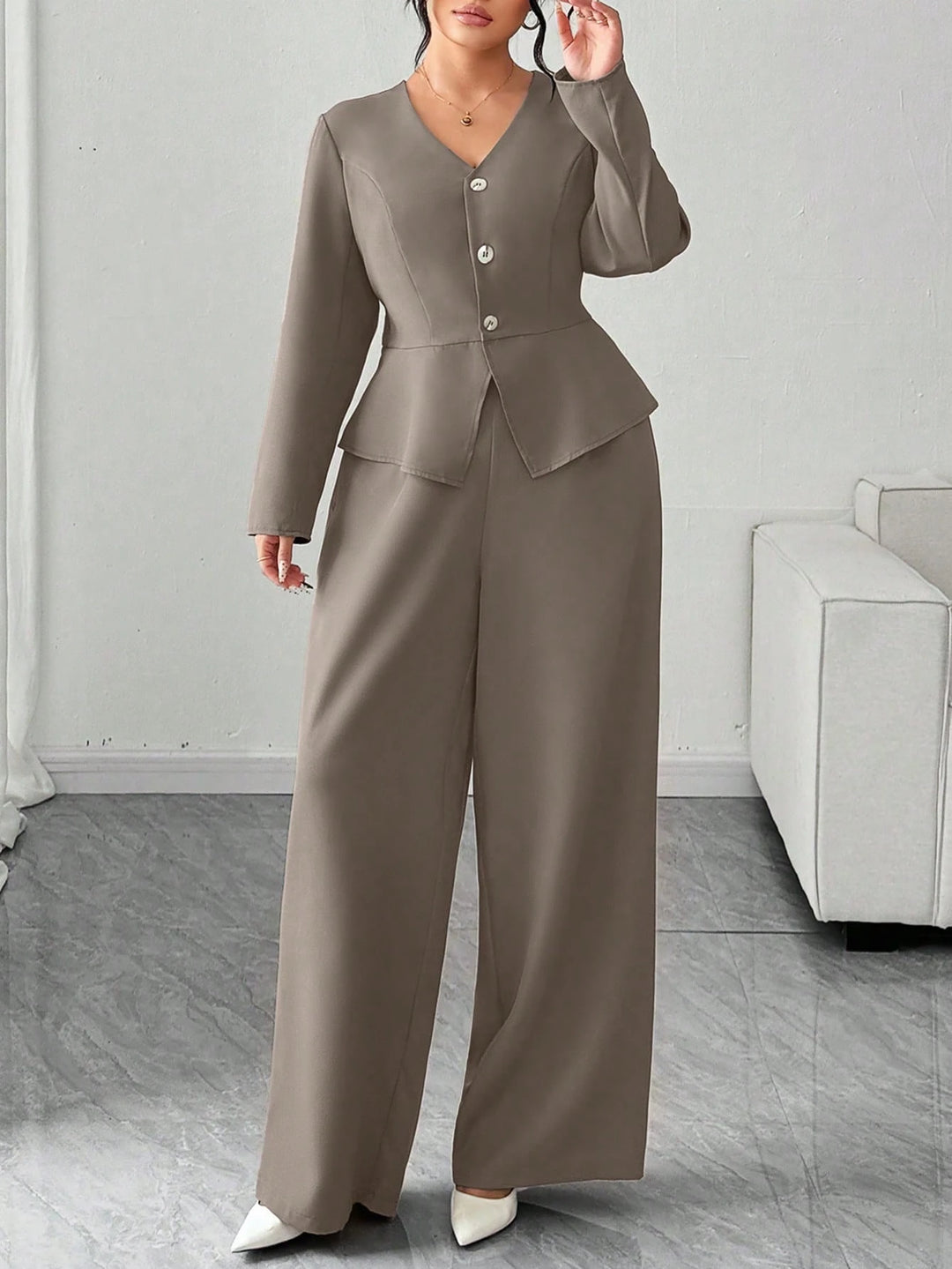 SHEIN szett, barna