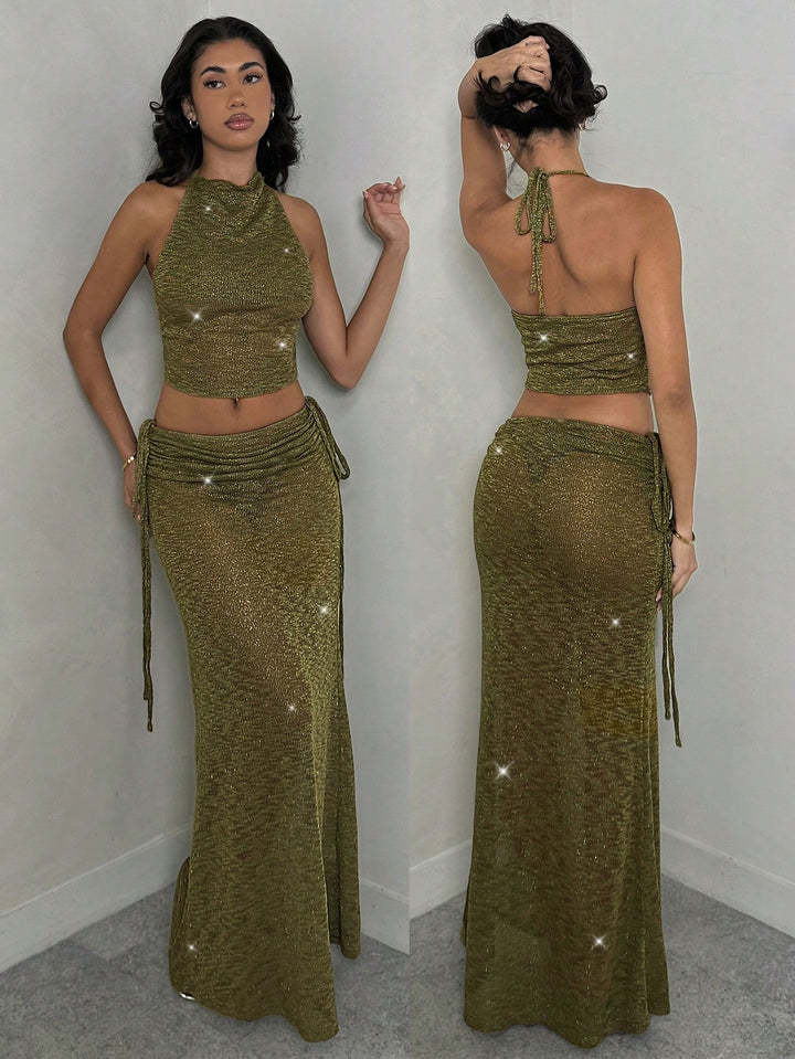 SHEIN együttes, khaki