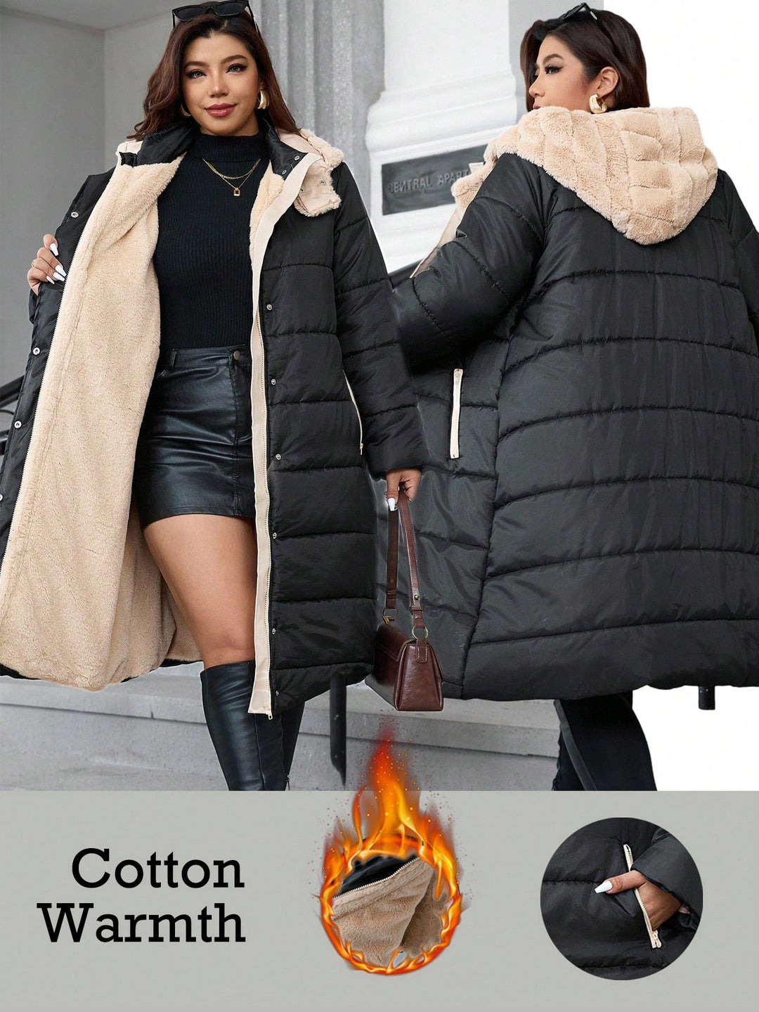 Palton SHEIN, negru