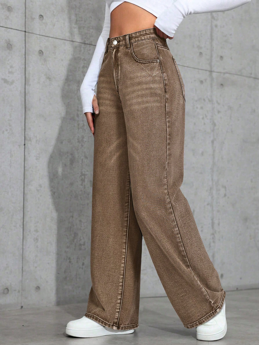 Jeans SHEIN, maro