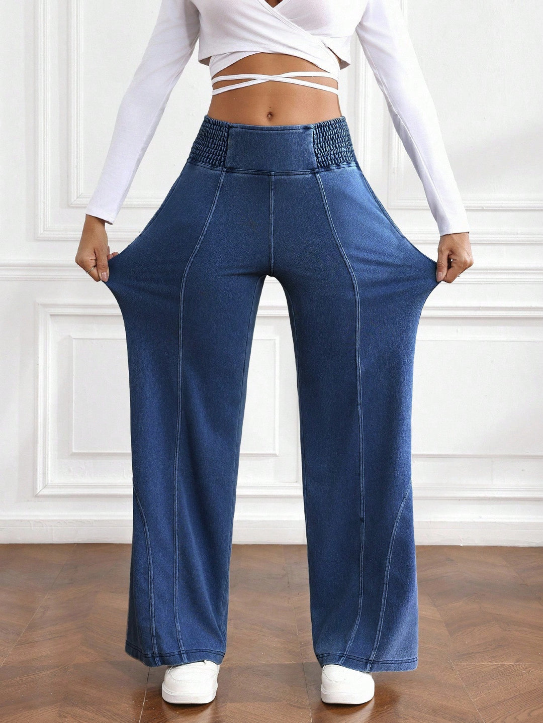 Jeans SHEIN, albastru