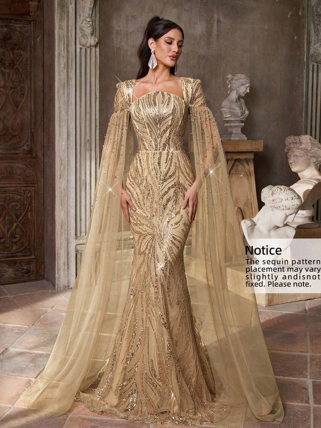 Rochie SHEIN, auriu