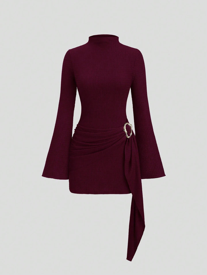 Rochie scurtă SHEIN, vișiniu