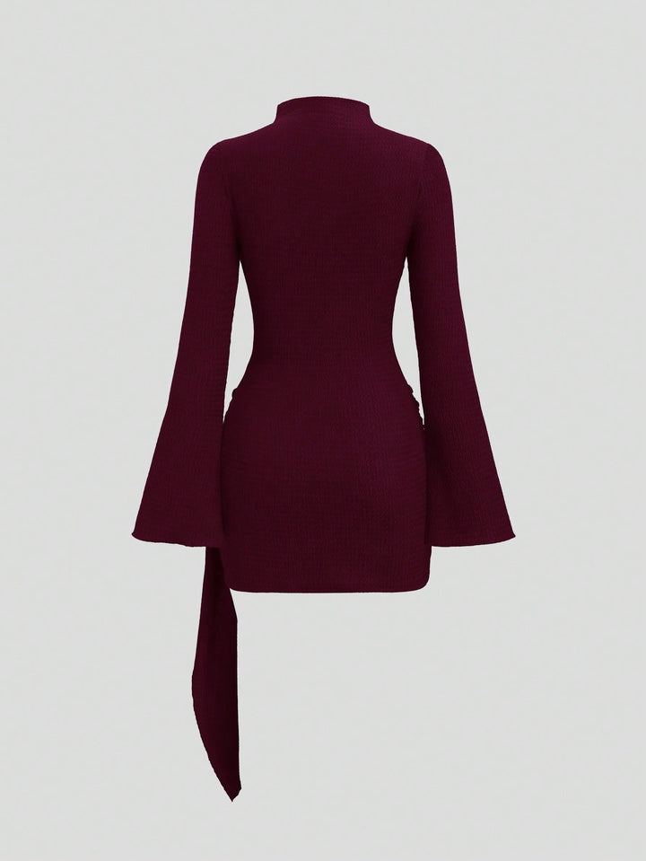 Rochie scurtă SHEIN, vișiniu