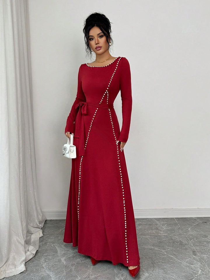 Rochie maxi SHEIN, vișiniu