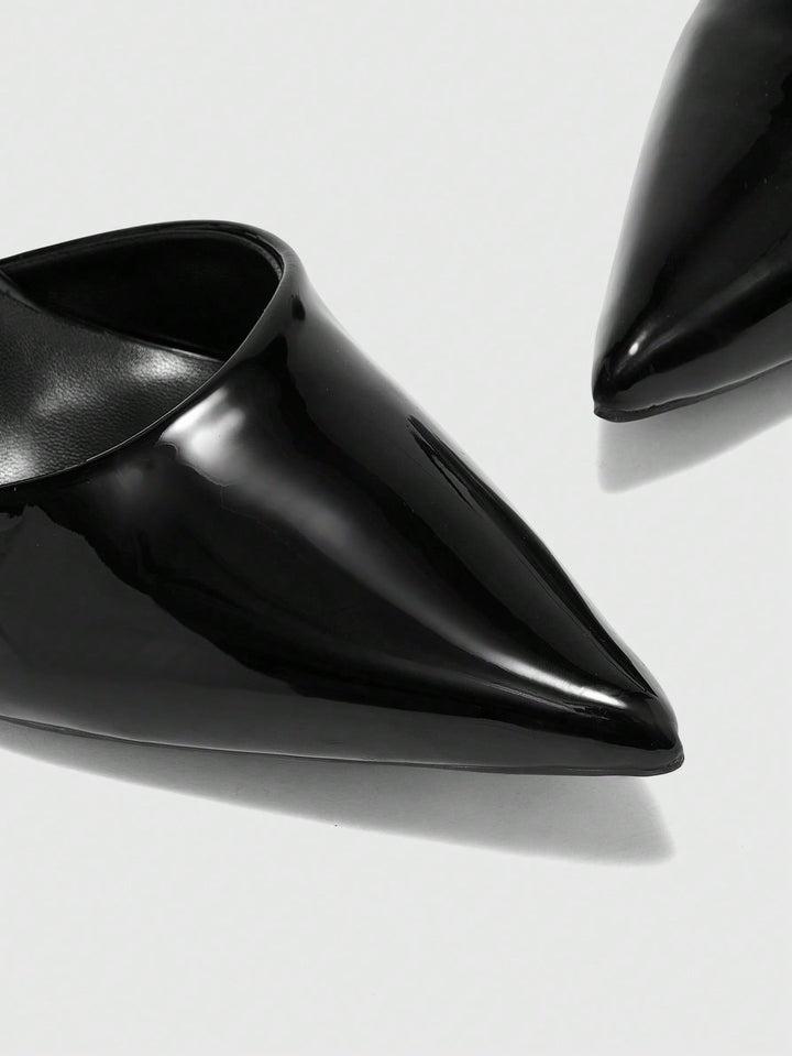 Pantofi cu toc SHEIN, negru