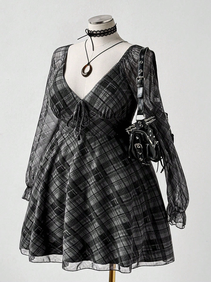 Shein Curve+ miniruha, többszínű