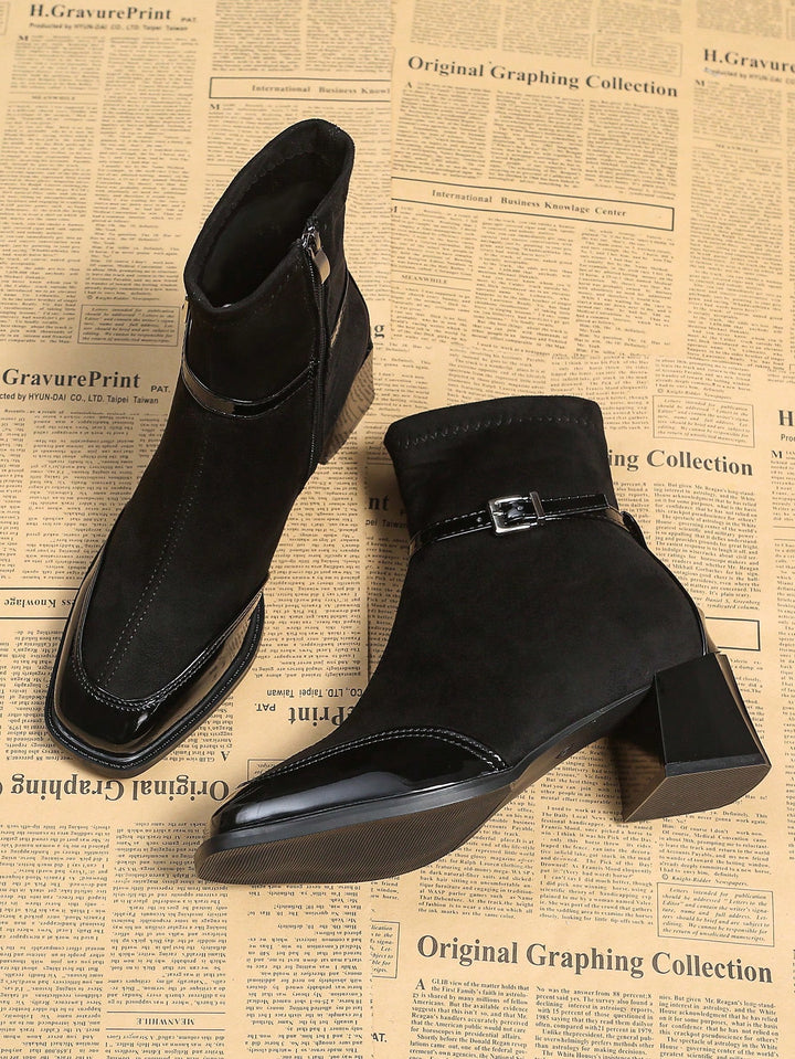 Botine SHEIN, negru
