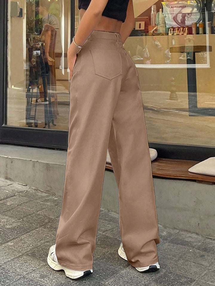Jeans SHEIN, portocaliu