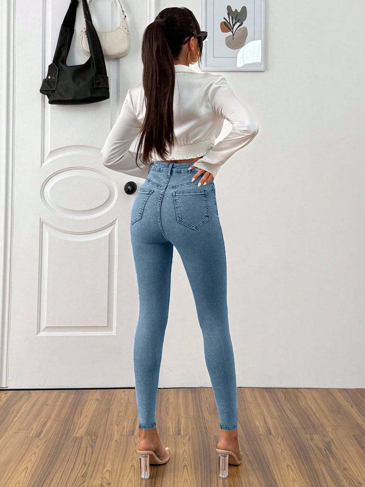 Jeans SHEIN, albastru