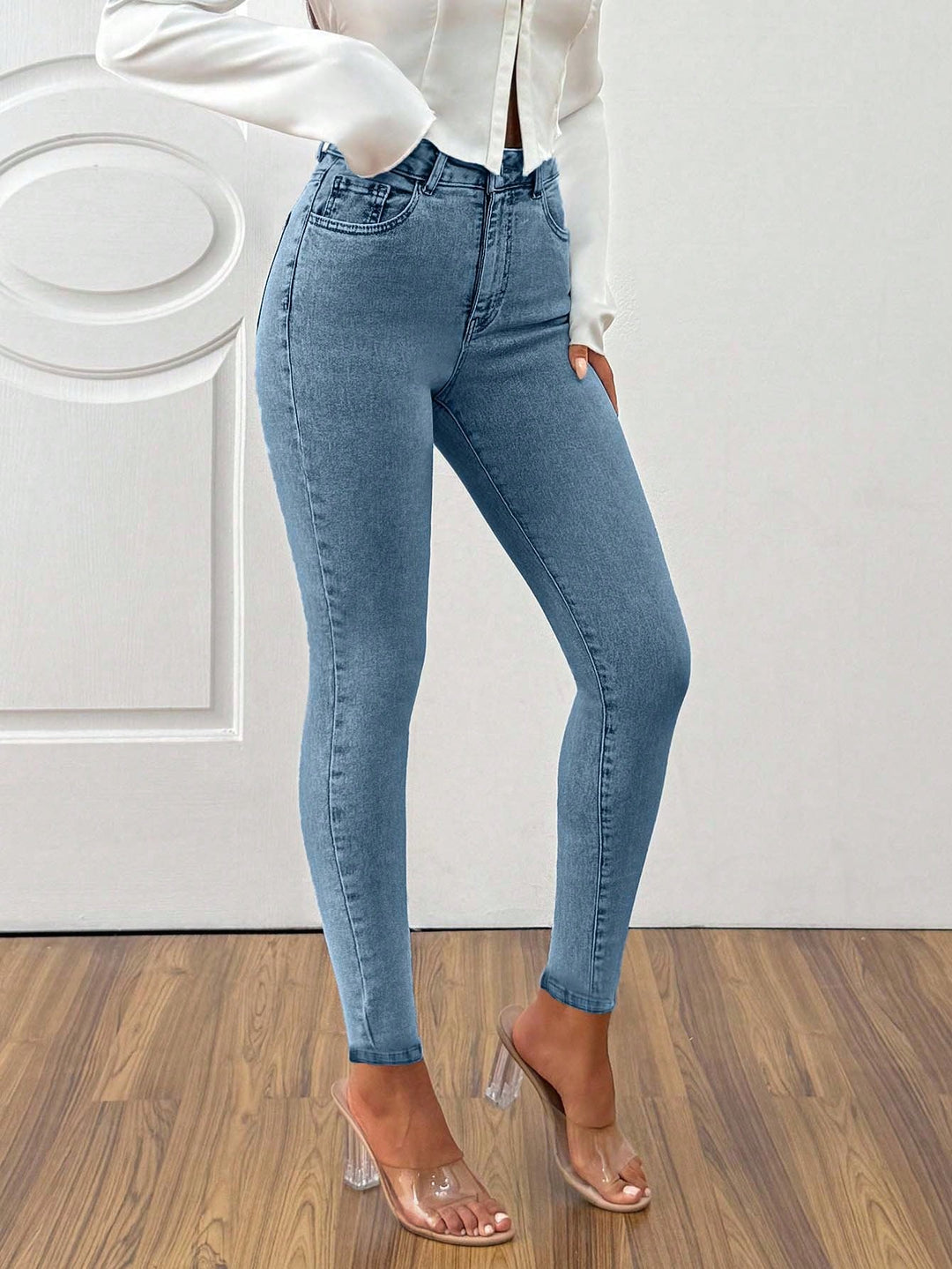 Jeans SHEIN, albastru