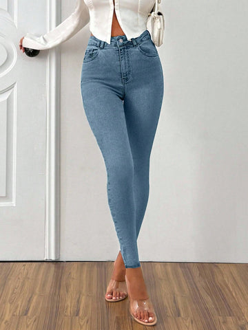 Jeans SHEIN, albastru