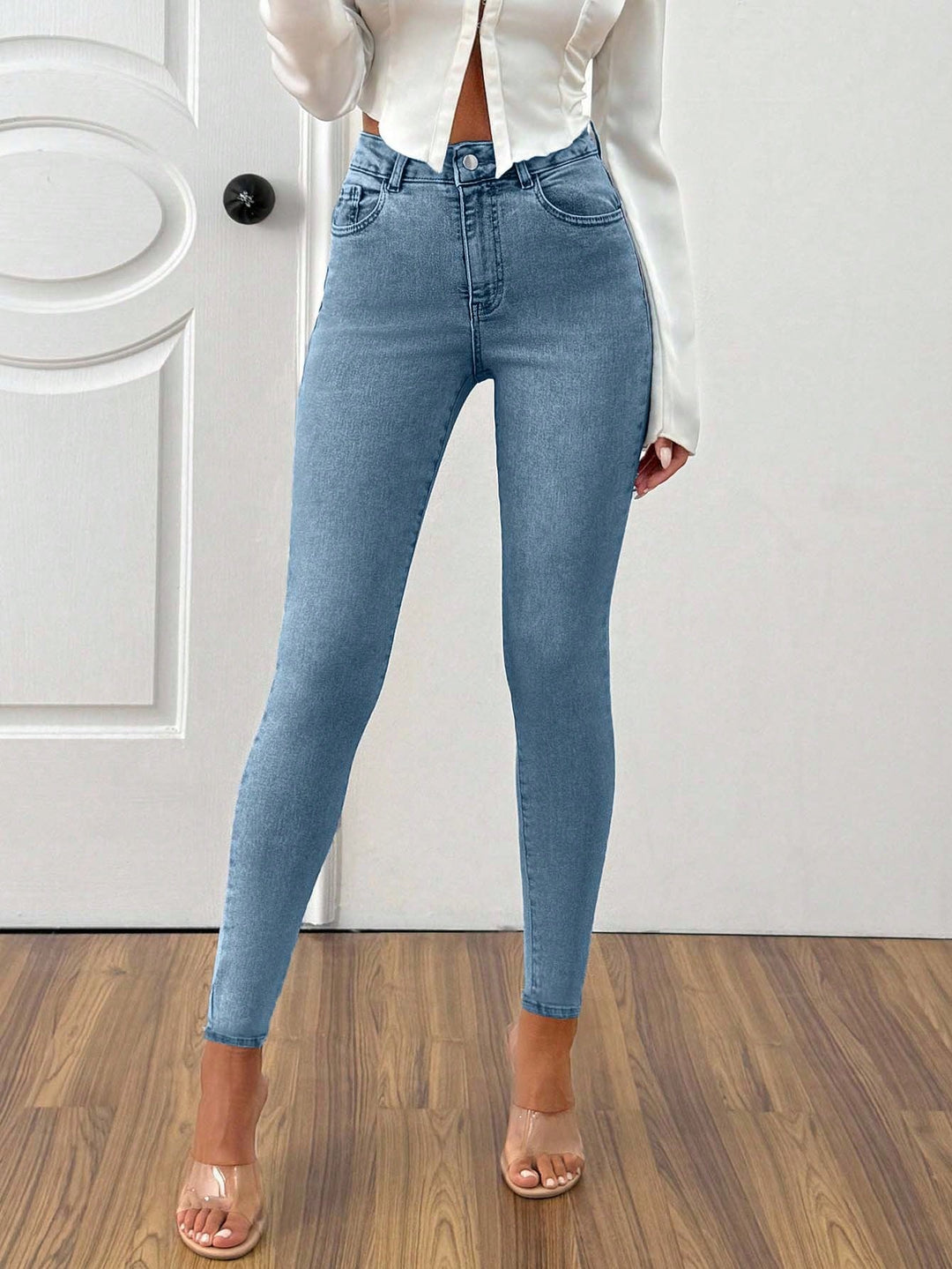 Jeans SHEIN, albastru