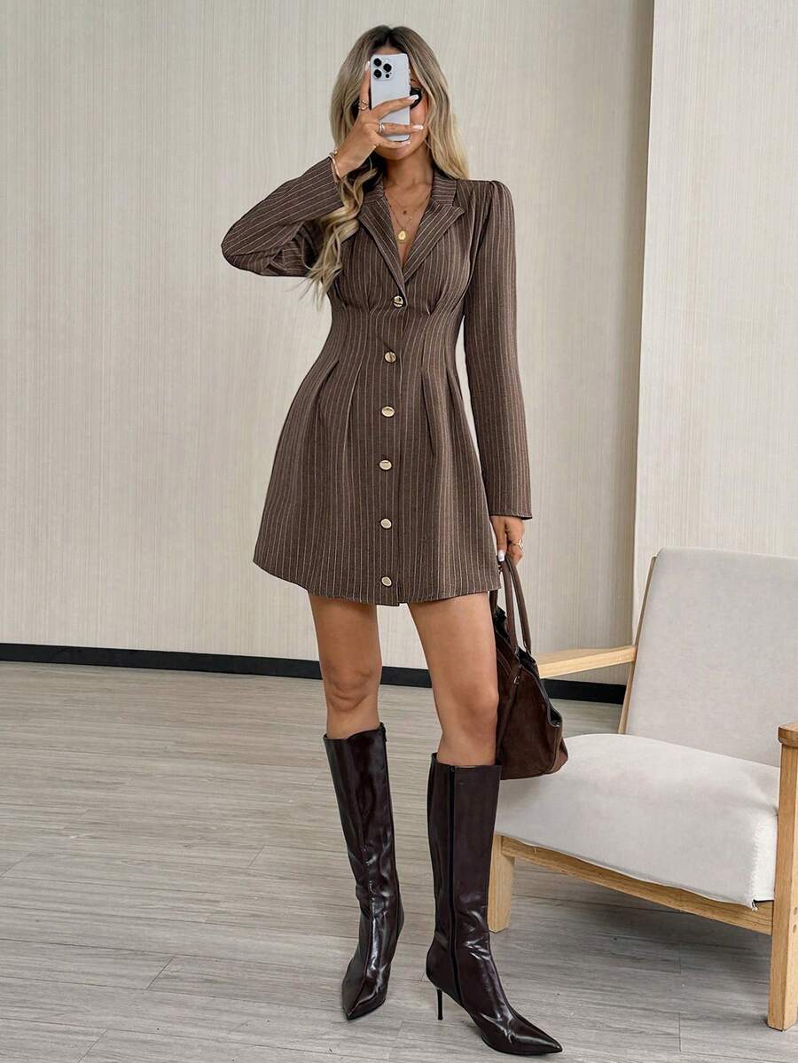 Rochie mini SHEIN, maro