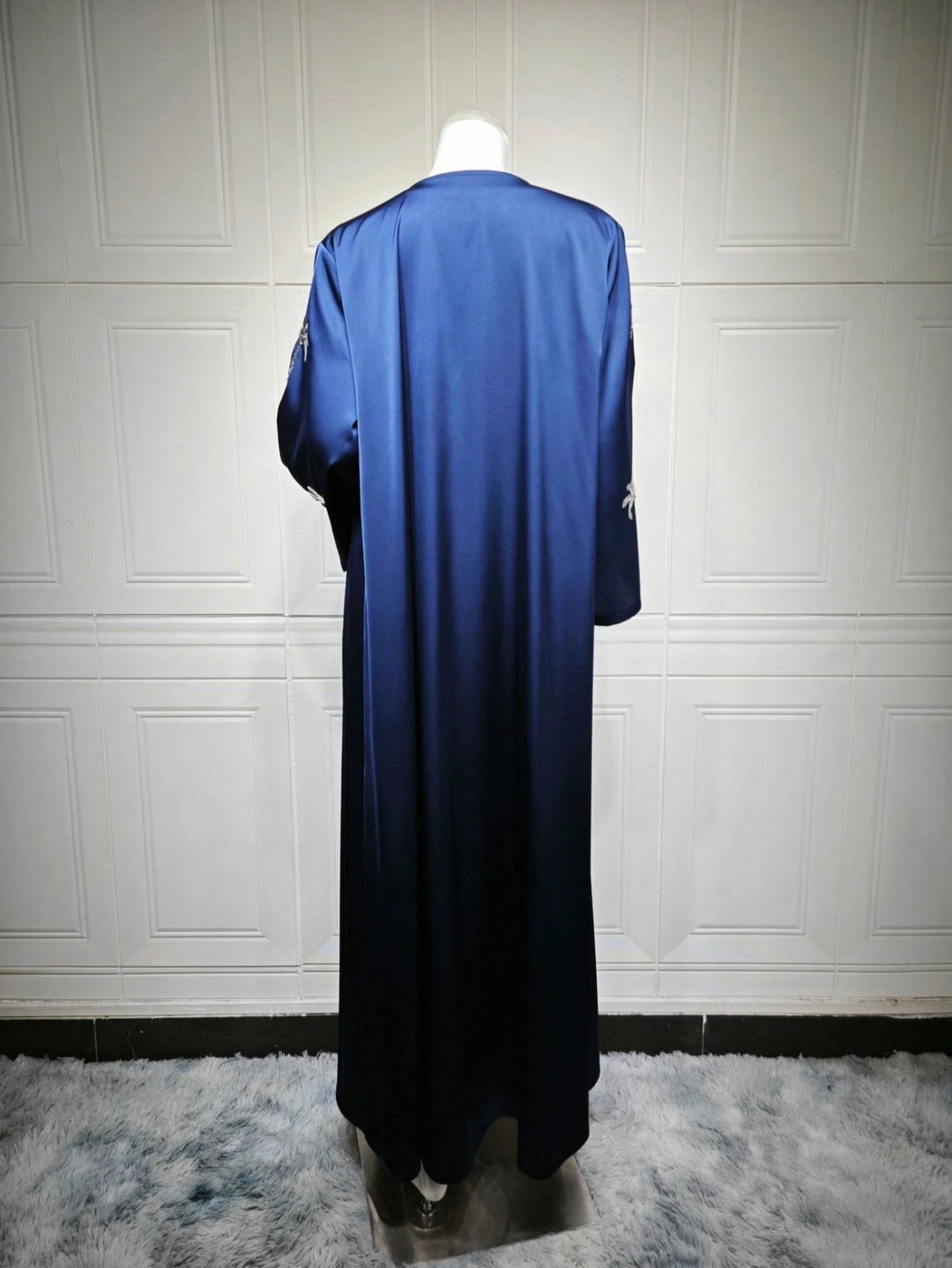 Cardigan lung SHEIN, albastru