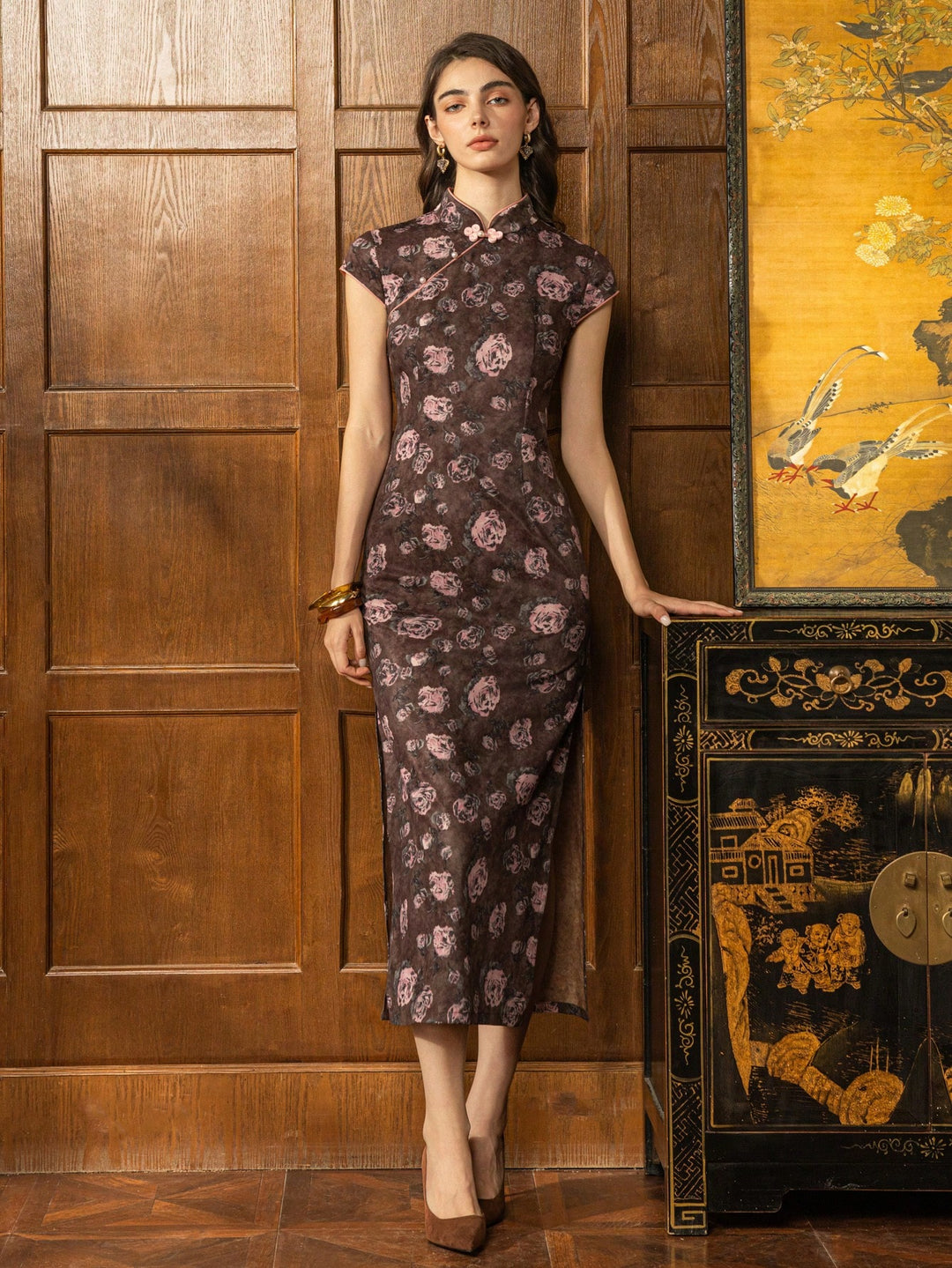 Rochie SHEIN, maro