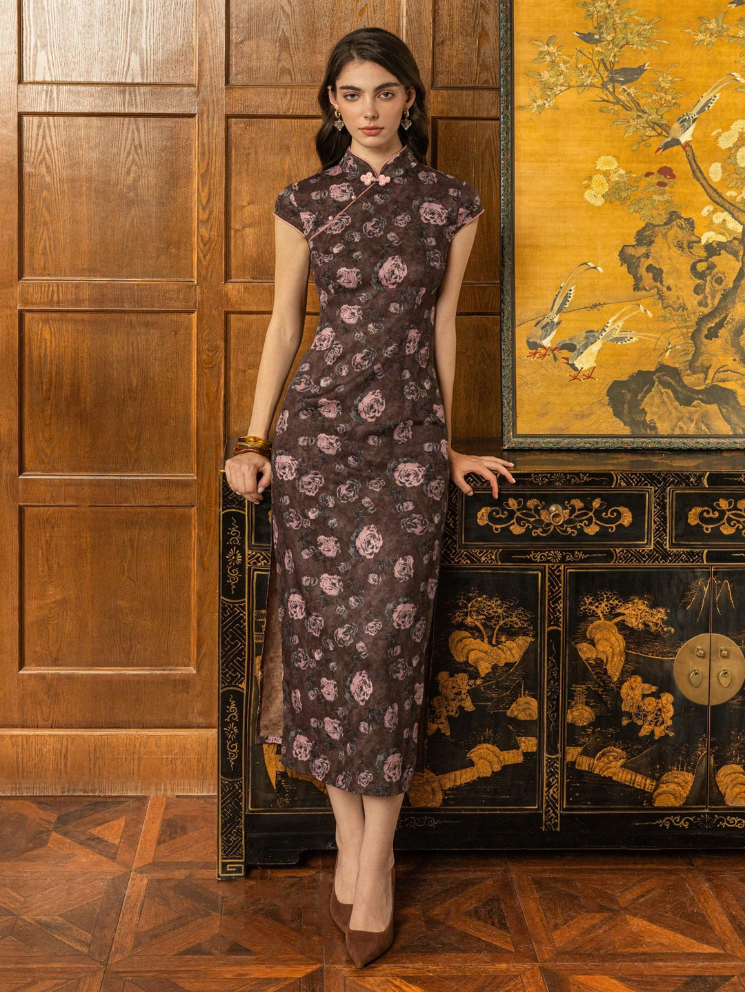 Rochie SHEIN, maro