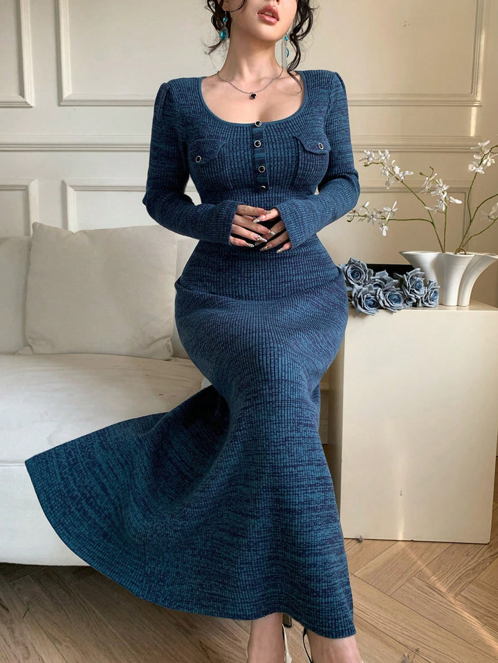 Rochie maxi Shein, mix culori