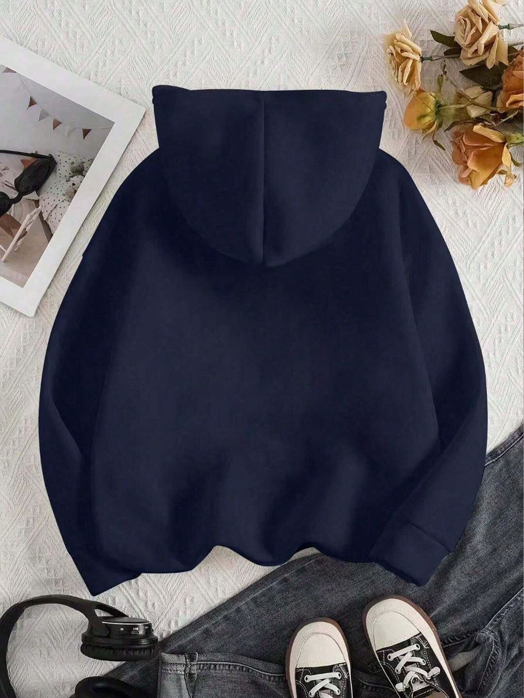 SHEIN kapucnis felső, kék