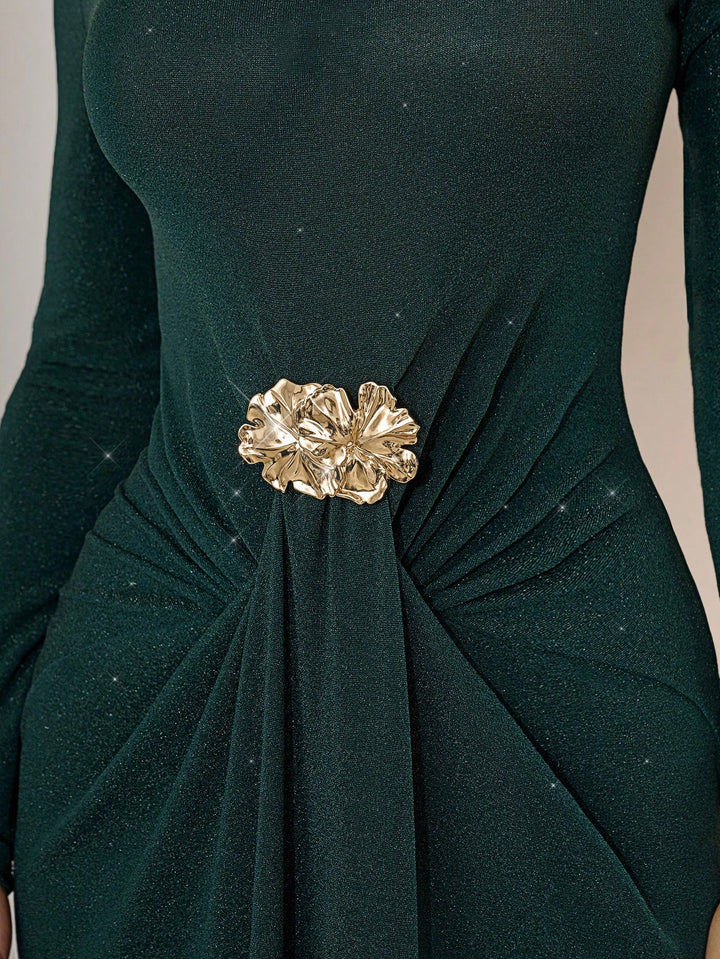 Rochie maxi Shein, verde