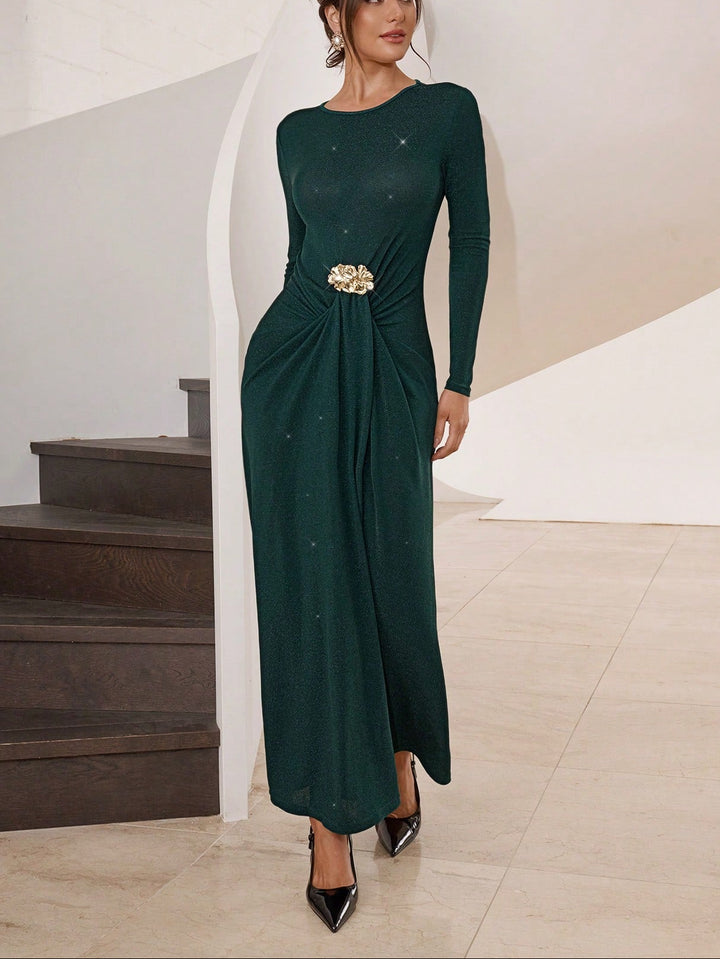 Rochie maxi Shein, verde