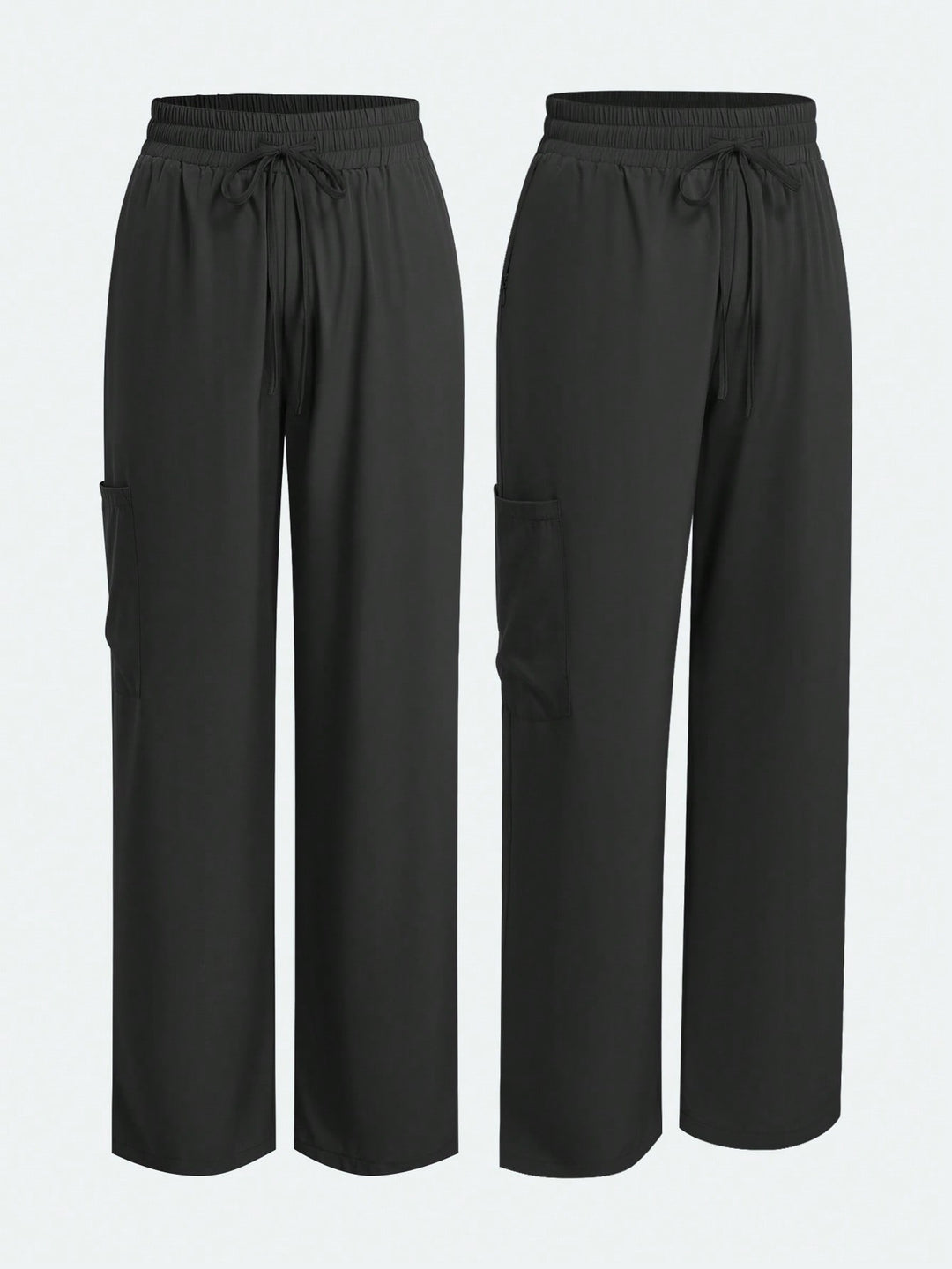 Pantaloni medicali SHEIN, negru