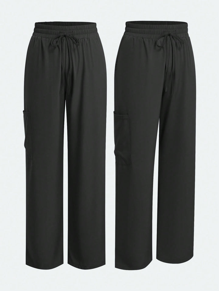 Pantaloni medicali SHEIN, negru