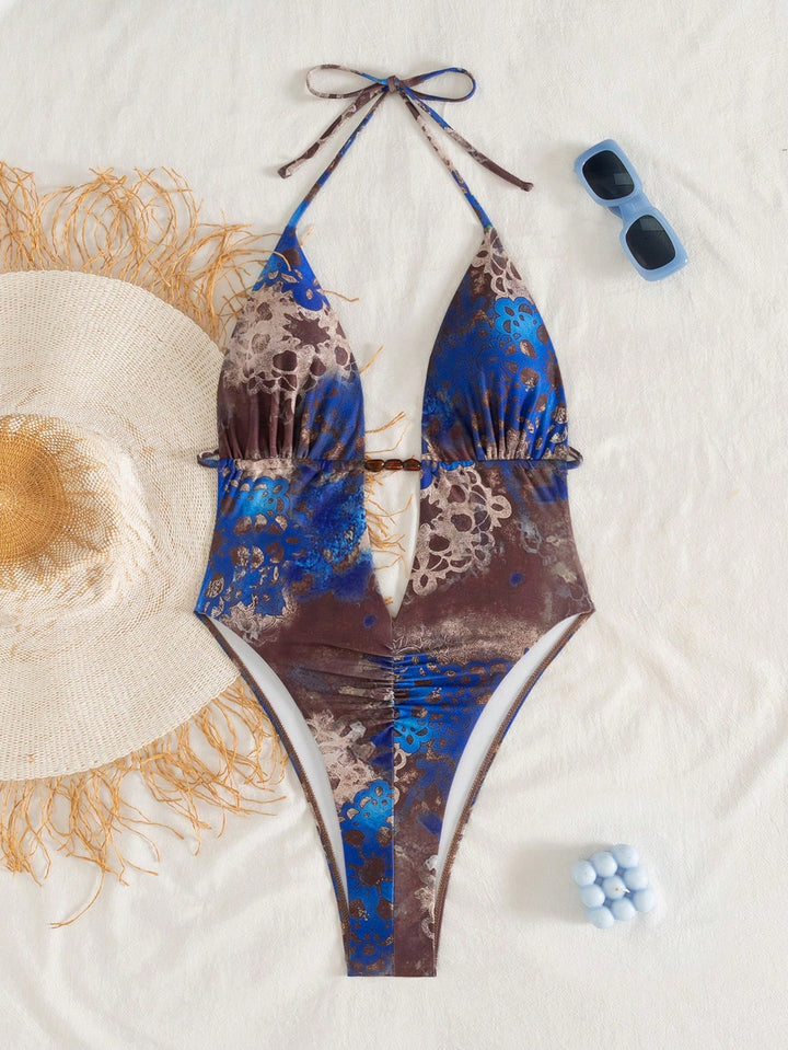 Costum de baie SHEIN, mix culori