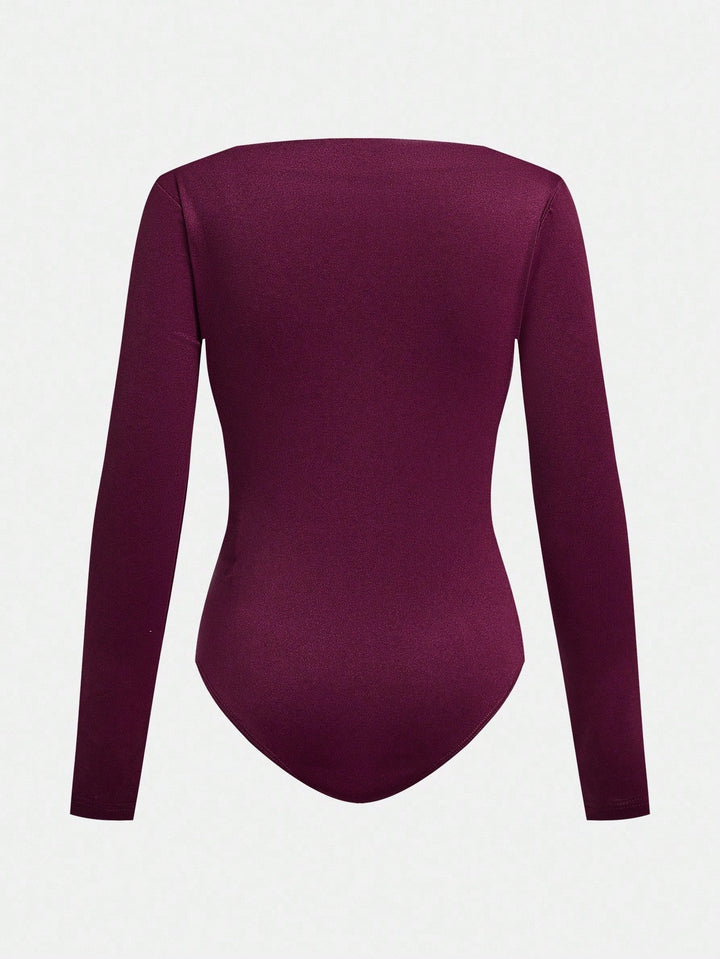 Body SHEIN, vișiniu