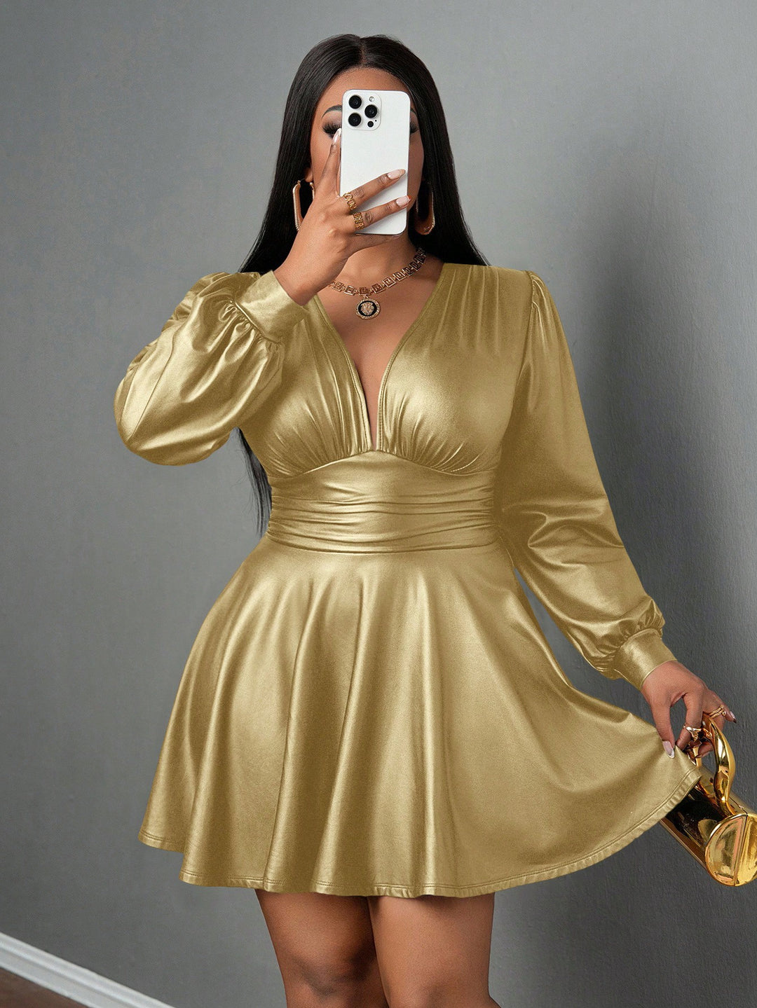 SHEIN ruha, arany