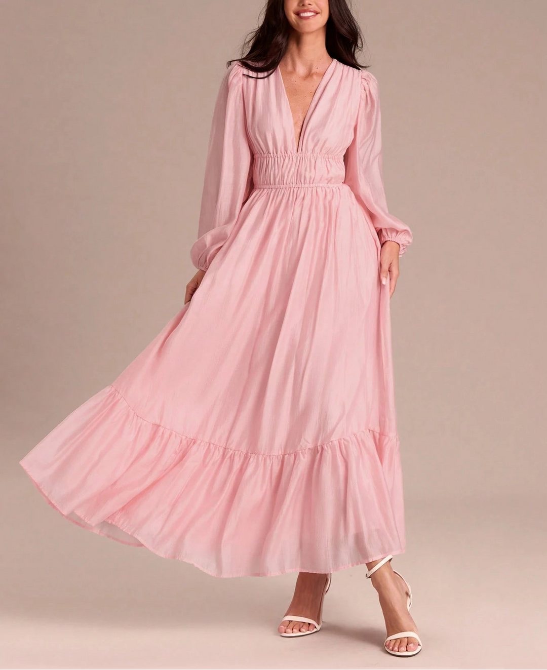 SHEIN maxi ruha, rózsaszín
