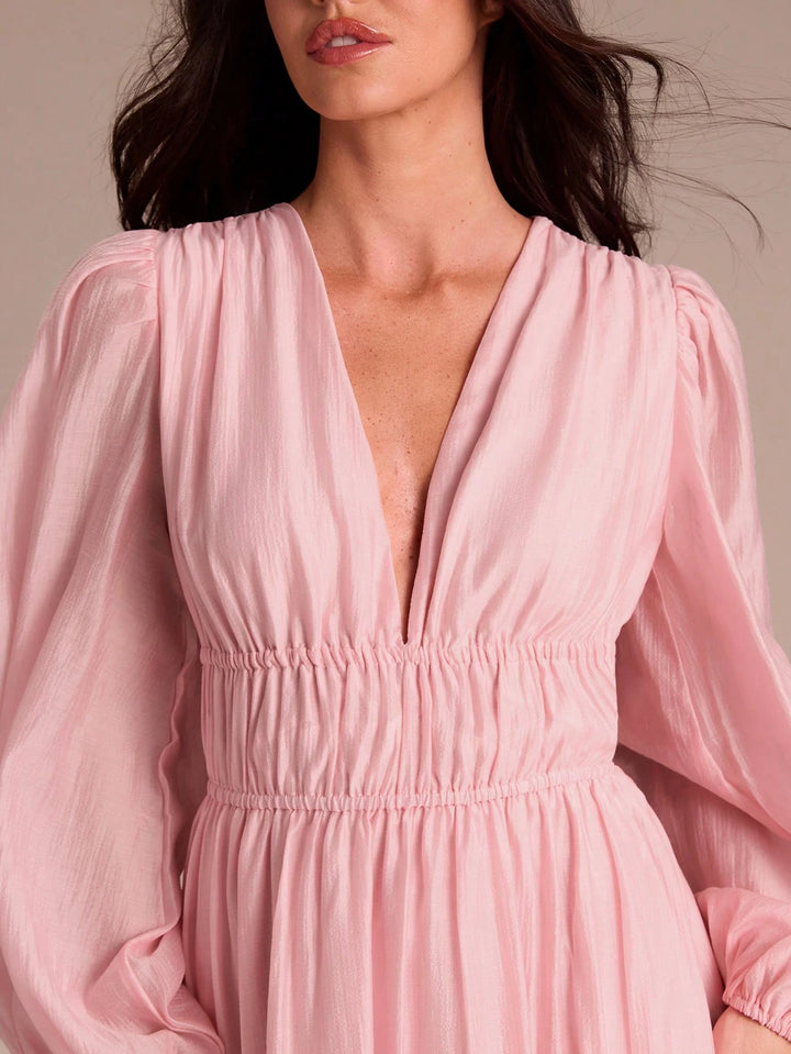 SHEIN maxi ruha, rózsaszín