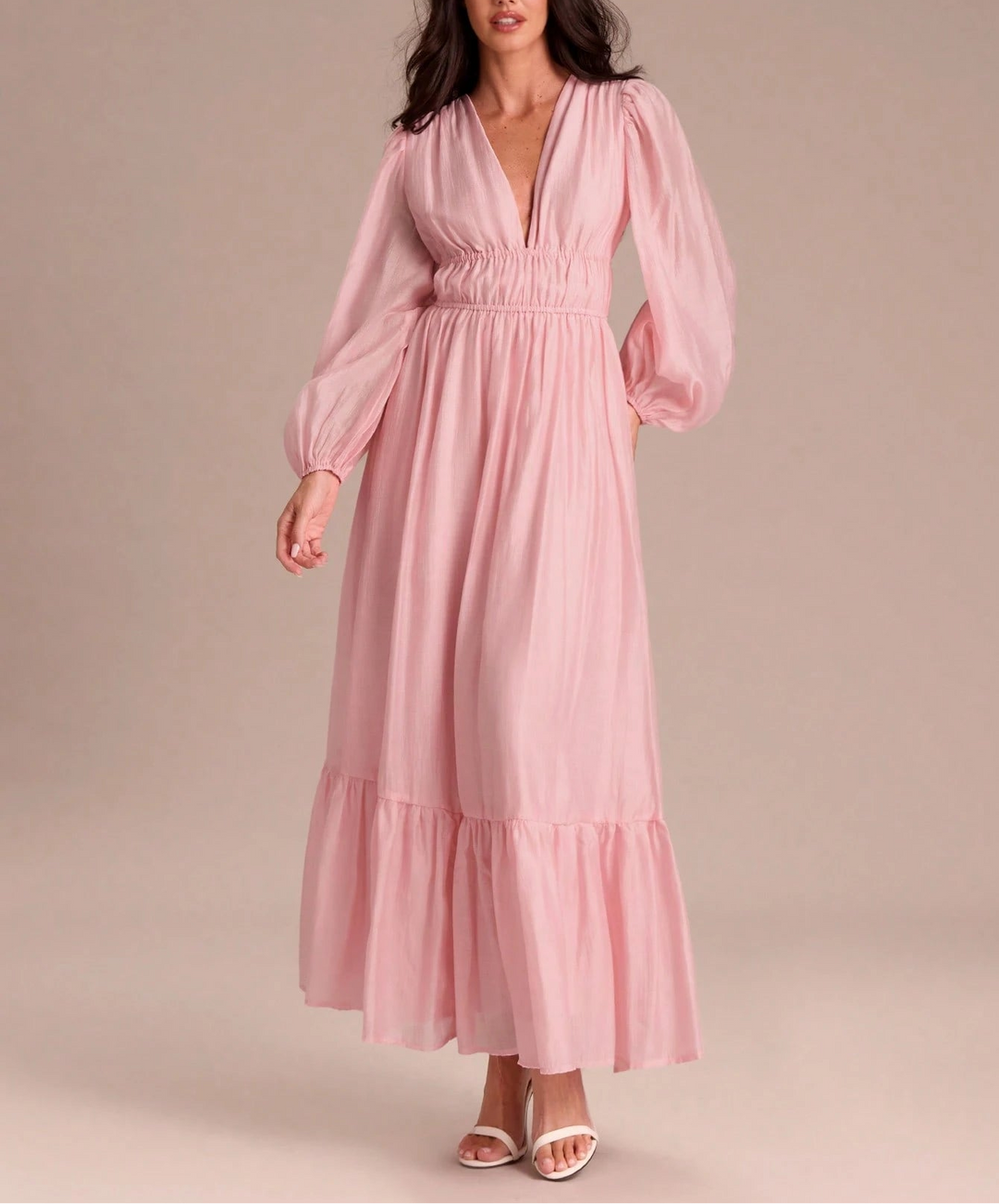 SHEIN maxi ruha, rózsaszín