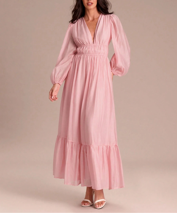 SHEIN maxi ruha, rózsaszín