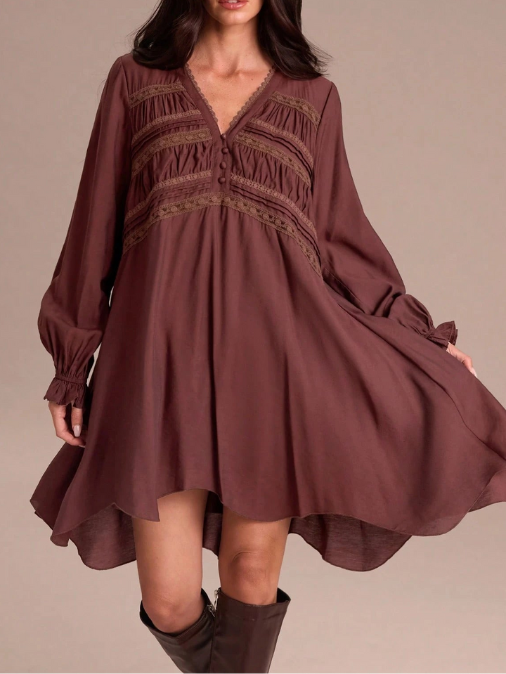 Rochie mini SHEIN, maro