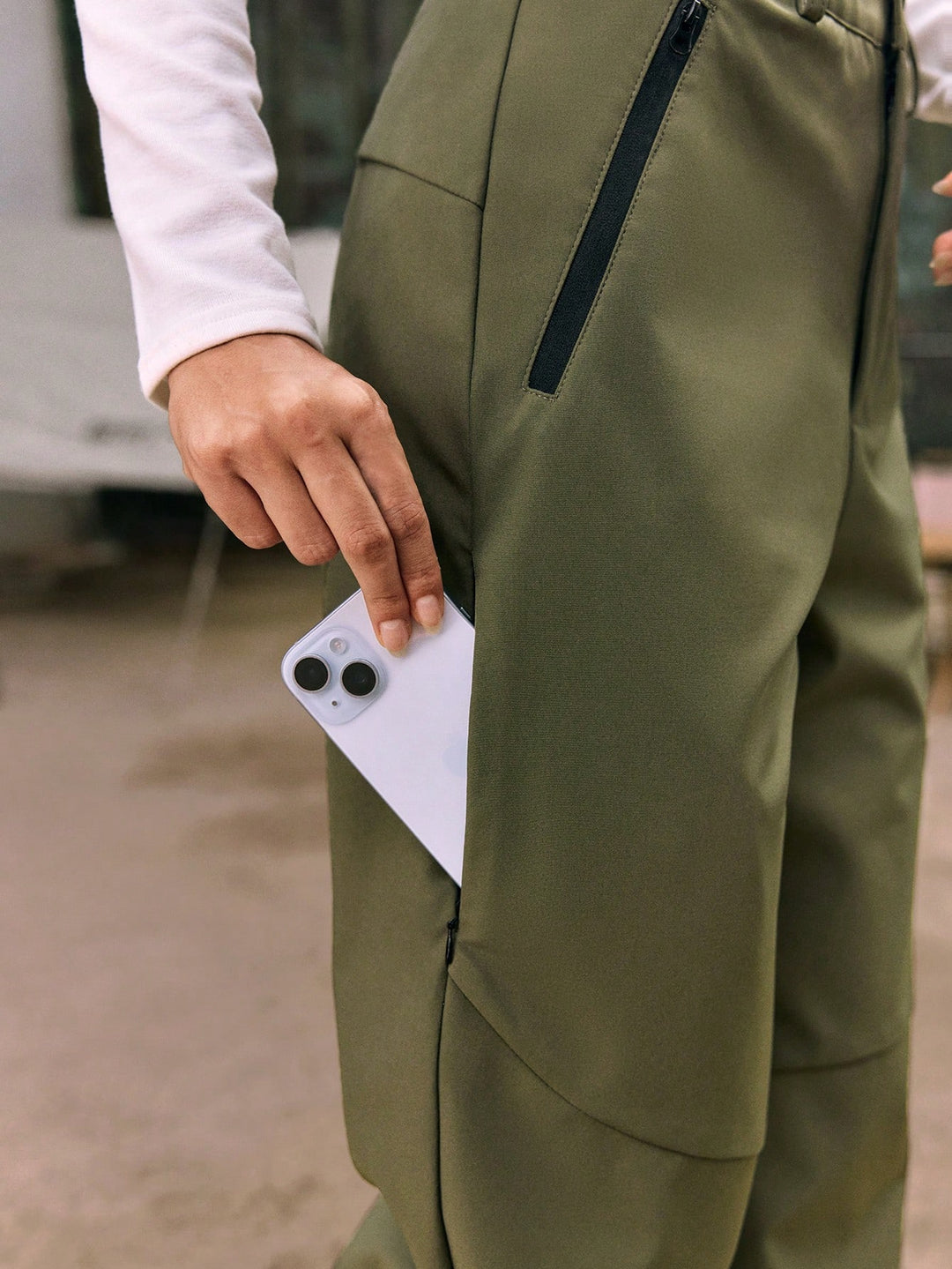 Pantaloni SHEIN, kaki