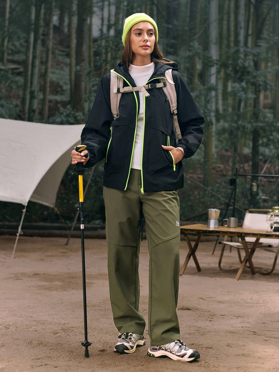Pantaloni SHEIN, kaki