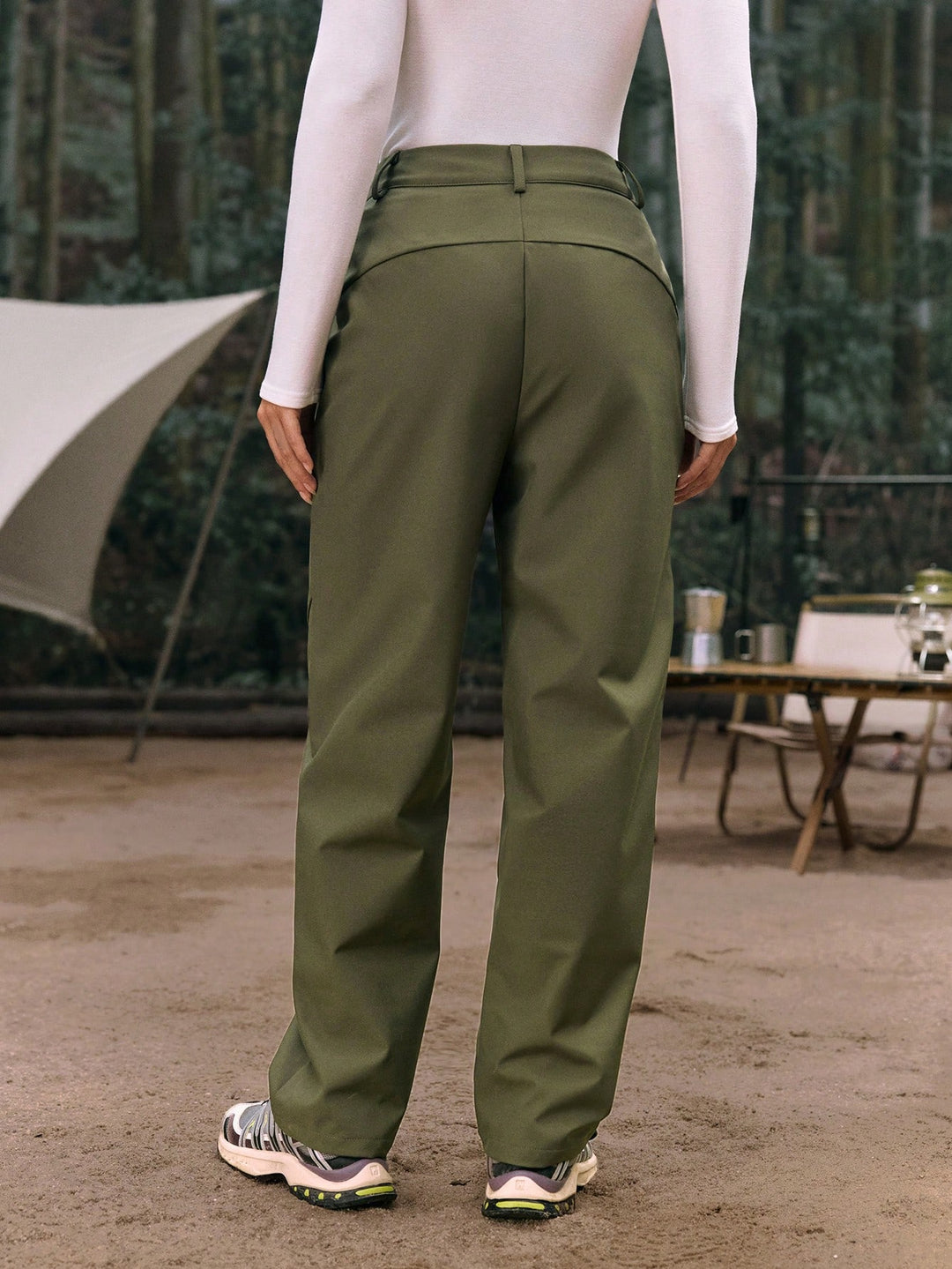 Pantaloni SHEIN, kaki