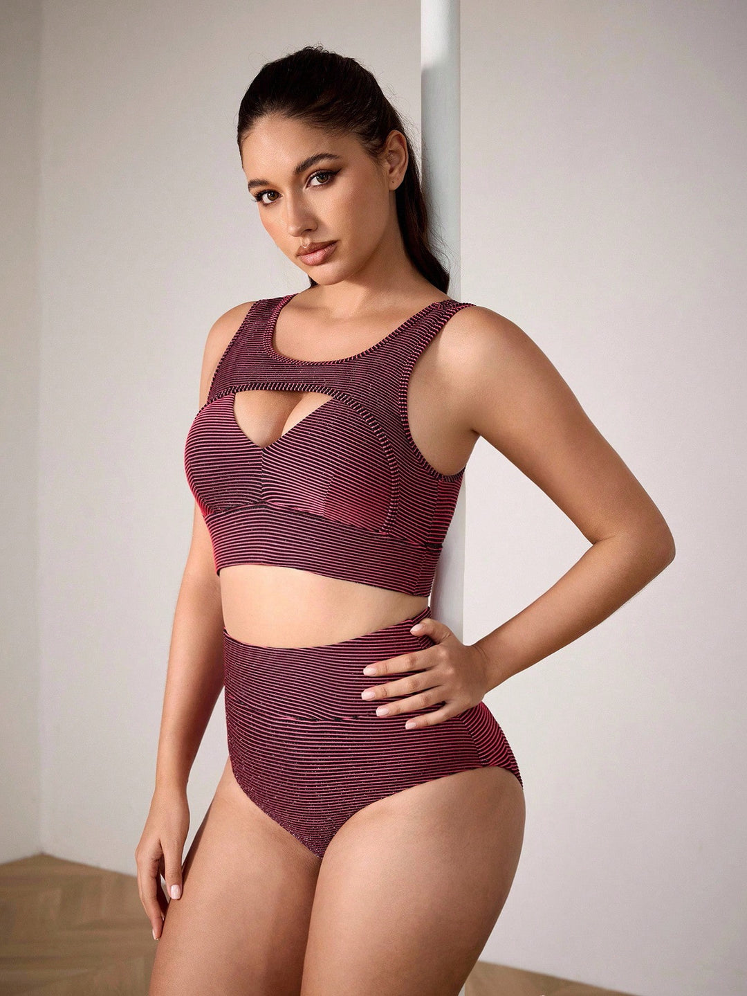 SHEIN sportmelltartó, piros