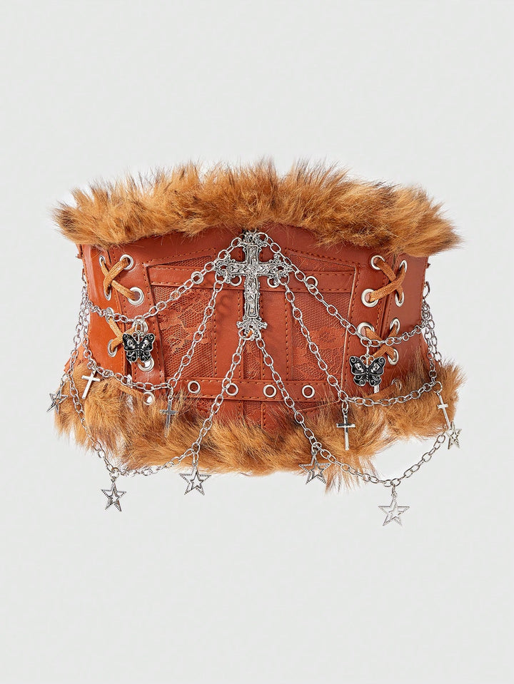 Curea-corset SHEIN, animal print