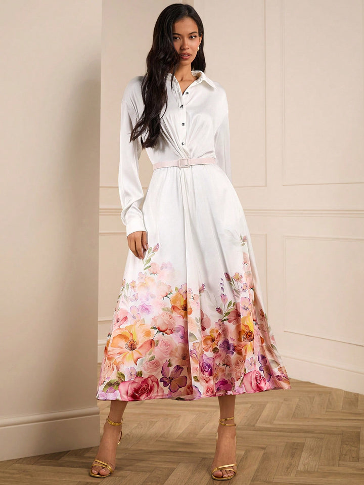 Rochie midi SHEIN, mix culori